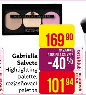 Rozjasňující paletka Gabriella Salvete