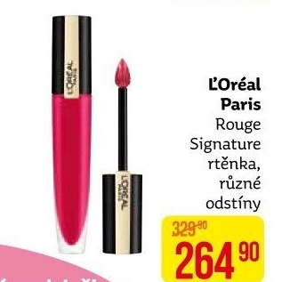 Rtěnka tekutá matná Rouge Signature L'
