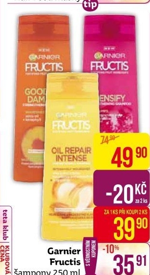 Šampon Fructis Garnier