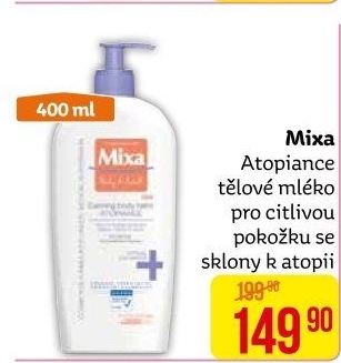 Tělové mléko Atopiance Mixa