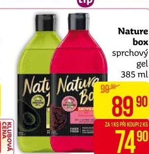 Sprchový gel Nature box