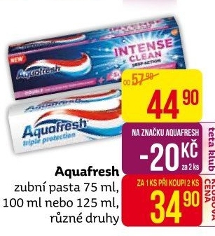 Pasta na zuby Aquafresh