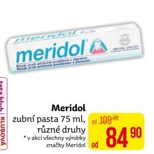 Pasta na zuby Meridol