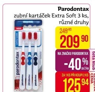 Kartáček na zuby Parodontax
