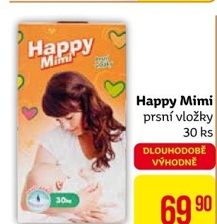 Prsní vložky Happy Mimi