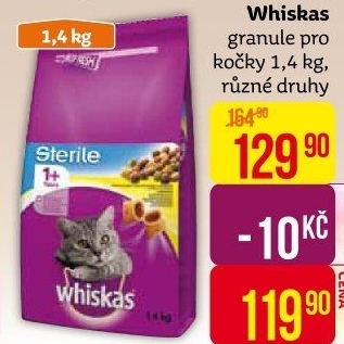Granule pro kočky Whiskas