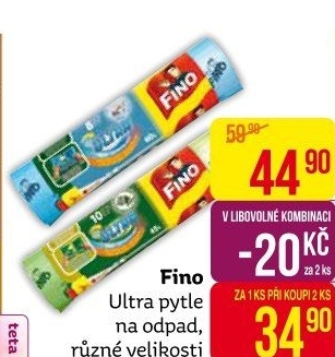 Zatahovací pytle na odpadky Ultra Fino