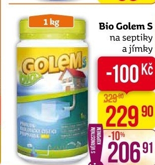Přípravek do septiků Bio Golem