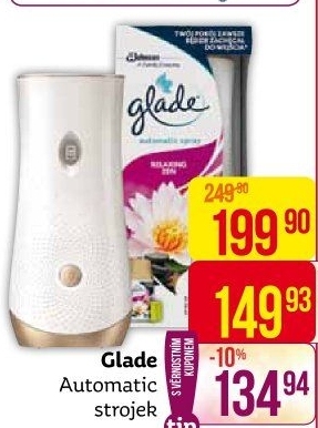 Osvěžovač vzduchu automatický Glade by Brise