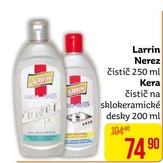Čistič na nerez Larrin