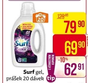 Prací gel Surf