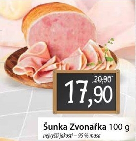 Šunka Zvonařka nejvyšší jakosti LE&amp