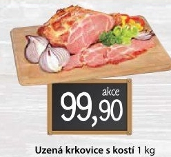 Uzená krkovice s kostí