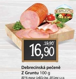 Pečeně debrecínská Z Gruntu