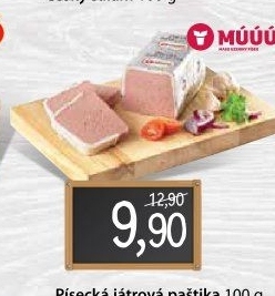 Paštika játrová písecká Maso uzeniny Písek