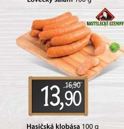 Hasičská klobása Kostelecké uzeniny