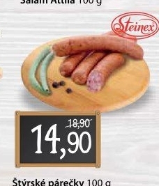 Párky štýrské Steinex
