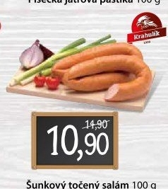 Salám šunkový točený Krahulík
