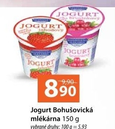 Ochucený jogurt Bohušovická mlékárna