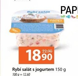 Rybí salát s jogurtem Lahůdky Papei