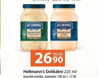 Majonéza delikátní Hellmann'