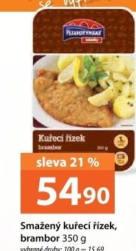 Kuřecí řízek smažený s bramborem Vltavotýnské lahůdky