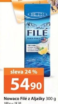 Filé z Aljašky mražené Nowaco