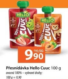 Ovocná kapsička 100% Hello CUUC