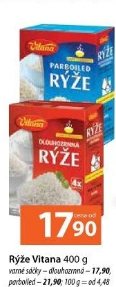 Rýže dlouhozrnná Vitana