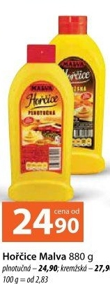 Hořčice plnotučná Malva