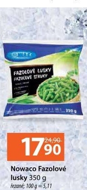 Lusky fazolové mražené Nowaco
