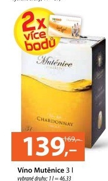 Víno Vinařství Mutěnice - bag in box