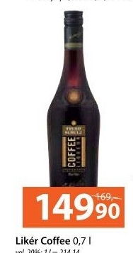 Likér Coffee Fruko Schulz