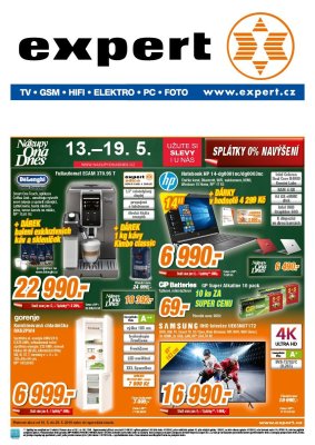 akční leták Expert elektro 16.5.2019-23.5.2019