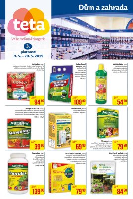akční leták Teta drogerie 9.5.2019-20.5.2019