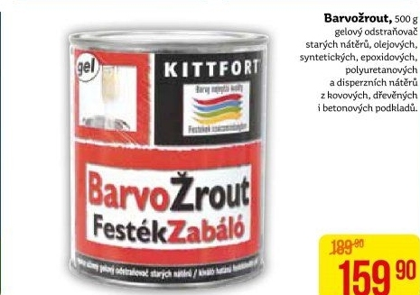 Odstraňovač nátěrů Barvožrout Kittfort