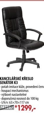 Kancelářské křeslo SENÁTOR K3