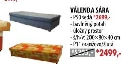 Válenda SÁRA šedá