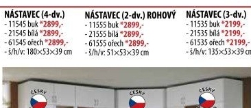 Nástavec ESO 4dveřový 11545 buk