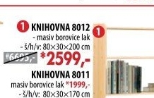 Knihovna 8012 lakovaná