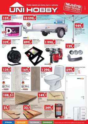 akční leták UNI HOBBY 23.5.2019-2.6.2019