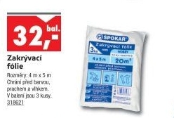 Fólie zakrývací Spokar