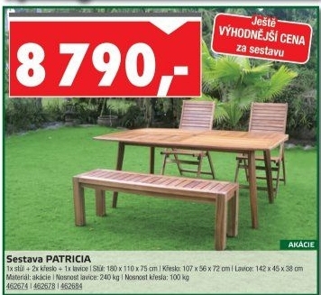 Zahradní sestava Patricia