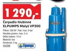 Hlubinné čerpadlo Malyš VP 300 Elpumps