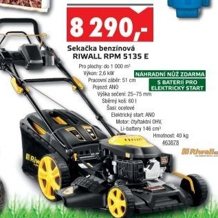 Motorová sekačka Riwall RPM 5135