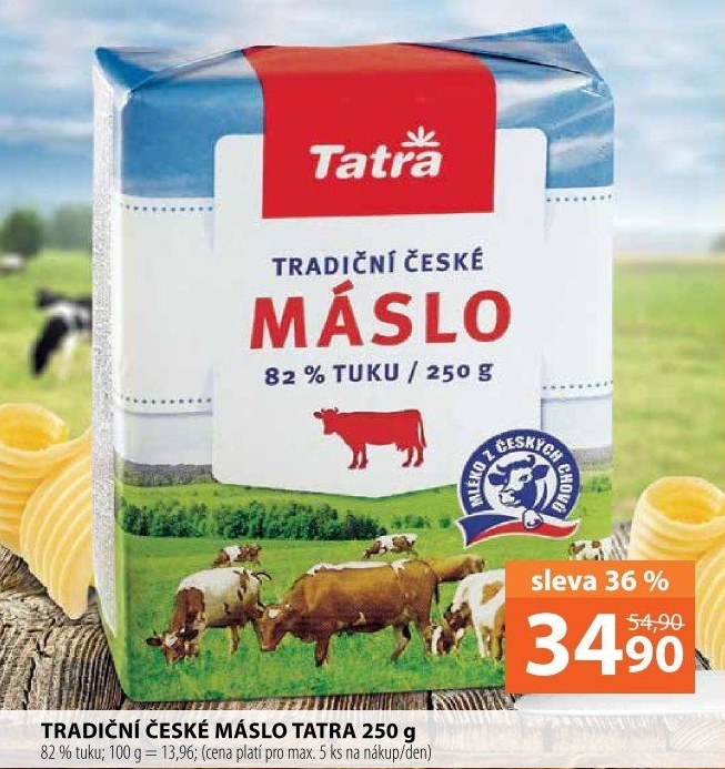 Máslo Tatra