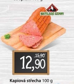 Střecha kapiová Kostelecké uzeniny