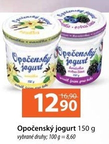 Jogurt ochucený Opočenský Bohemilk