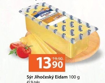 Sýr Eidam Jihočeský 45% Madeta