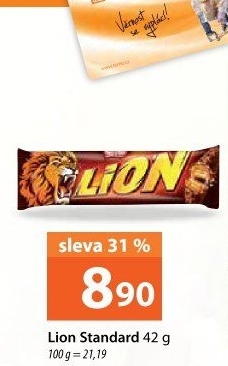 Tyčinka Lion Nestlé